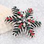 My Prime Gifts Snap Jewelry Rhinestone Snowflake Christmas Holiday fits 18-20mm Standard Size Ginger Style Charms