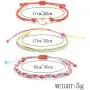 ZHEPIN 3PCS Braided Rope Bracelet Set Handmade Waterproof Wrap Bracelet Charm Woman Kids … ZHEPIN 3PCS Braided Rope Bracelet Set Handmade Waterproof Wrap Bracelet Charm Woman Kids …