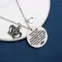 Joycuff Inspirational Gifts to My Daughter from Mom Dad Whenever You Feel Overwhelmed Remember Whose Straighten Your Crown Personalized Initial Letter Necklaces for Her Joycuff Inspirational Gifts to My Daughter from Mom Dad Whenever You Feel Overwhelmed Remember Whose Straighten Your Crown Personalized Initial Letter Necklaces for Her