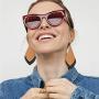 Faux leather earrings, Lightweight Layered Leather Earrings Dangling Drop Earrings for Women Girls