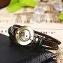 Leather Bracelet for Women Mens , Yin Yang Friendship Teen Girls Braided Bracelet of Men Adjustable Charm Jewelry Leather Bracelet for Women Mens , Yin Yang Friendship Teen Girls Braided Bracelet of Men Adjustable Charm Jewelry