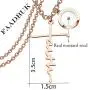 FAADBUK Faith Cross Mustard Seed Necklace Christian Gift Hope Blessed Fearless Believe Mustard Seed Pendant Necklace Religious Inspirational Mustard Seed Jewelry for Women Girls