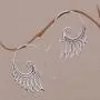 NOVICA Paisley Spiral .925 Sterling Silver Drop Earrings Winged Beauty NOVICA Paisley Spiral .925 Sterling Silver Drop Earrings Winged Beauty