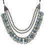 Crunchy Fashion Bollywood Traditional Indian/Bohemian Style Afgani Oxidised Silver Statement Necklace for Women