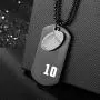 VI.SPORT Bible Verse Football Player Number 10 Necklace Dog Tag Pendant Religious Philippians 4:13 I Can Do All Things Jewelry VI.SPORT Bible Verse Football Player Number 10 Necklace Dog Tag Pendant Religious Philippians 4:13 I Can Do All Things Jewelry