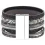 AZORA Leather Cuff Bracelet Multi Rope Wrap Bracelets with Stone Cuffs Bangle for Women Teen Girl AZORA Leather Cuff Bracelet Multi Rope Wrap Bracelets with Stone Cuffs Bangle for Women Teen Girl