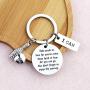 FUSTMW Bowling Ball Keychain Bowling Team Gifts Bowling Coach Keychain Bowling Player Inspiration Gifts for Bowling Lovers Jewelry Take Pride in How Far You Have Come