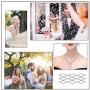 LOYALLOOK Costume Jewelry for Women Necklaces CZ Teardrop Bridesmaid Earrings Rhinestone Necklace Wedding Jewelry for Bride