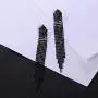 Extra Long Rhinestone Drop Earrings Women’s Sparkling Waterfall Fringe Tassel CZ Crystal Statement Studs Wedding Bridal Party Dangle Earring Simulated Diamond Earrings for Bride Bridesmaids Extra Long Rhinestone Drop Earrings Women’s Sparkling Waterfall Fringe Tassel CZ Crystal Statement Studs Wedding Bridal Party Dangle Earring Simulated Diamond Earrings for Bride Bridesmaids