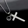 Uloveido Mens Stainless Steel Lords Prayer Bible Verse Engraved Cross Pendant Necklace with Round Mustard Seed Uloveido Mens Stainless Steel Lords Prayer Bible Verse Engraved Cross Pendant Necklace with Round Mustard Seed