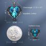 CDE Angel Wing Love Heart Necklaces and Earrings Silver Tone/Gold Tone Jewelry Sets Birthday/Anniversary Mother’s Day Jewelry Gifts for Women Mom/Wife/Sister/Best Friend