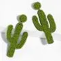 Statement Beaded Drop Earrings for Women Bohemian Cute Cactus Sequins Leaf Evil Eyes Beaded Dangle Earrings Boho Handmade Hoop Earrings Fashion for Love Women Girls Wedding Jewelry