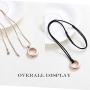 constantlife Cremation Jewelry Urn Necklace for Ashes Circle of Life Stainless Steel Memorial Pendant Multifunction Dual Use Keepsake