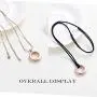 constantlife Cremation Jewelry Urn Necklace for Ashes Circle of Life Stainless Steel Memorial Pendant Multifunction Dual Use Keepsake
