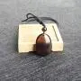 iSTONE Unisex Genuine Round Gemstone Beads Pendant Necklace 16mm Stone Pendant Necklace iSTONE Unisex Genuine Round Gemstone Beads Pendant Necklace 16mm Stone Pendant Necklace