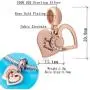 Sterling Silver Family Charm House Charm Heart Shape Love Charm Family Hand Charm for Bracelets Sterling Silver Family Charm House Charm Heart Shape Love Charm Family Hand Charm for Bracelets