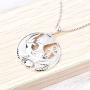JO WISDOM Nefertiti Necklace,925 Sterling Silver Egypt Queen Nefertiti Pendant Necklace,Ankh Cross Jewelry for Women