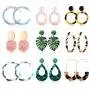 Hanpabum 9 Pairs Acrylic Statement Earrings for Women Leaf Dangle Drop Earrings Resin Bohemian Trendy Earrings Fashion Jewelry Set Girls Hanpabum 9 Pairs Acrylic Statement Earrings for Women Leaf Dangle Drop Earrings Resin Bohemian Trendy Earrings Fashion Jewelry Set Girls