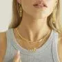 MOROTOLE Birth Year Necklace with Crown 18K Gold Plated Birth Year Number Necklace Stainless Steel Birthday Year Pendant Necklace for Women Girls,1990-2010