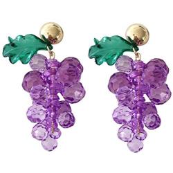 Fashion Creative Lifelike Fruit Earrings for Women Girls Acrylic Drop Dangle Earrings Holiday Earrings [Island Style]