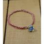 Protection Evil Eye Bracelet - Lucky Blue Evil Eye Charm - 7 Inch Womens Sterling Silver Jewelry - Best Kabbalah Red String Bracelets for Women