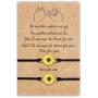 Aiyo Nice Sunflower Pinky Promise Bracelets Best Friend Long Distance Friendship Gifts for Women Teen Girls Couple Family Friendship Jewelry