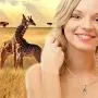 Lola Bella Gifts Giraffe Pendant Necklace with Gift Box Lola Bella Gifts Giraffe Pendant Necklace with Gift Box