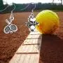 Tennis Earrings I Love Tennis Gift Sports Earrings Tennis Racket Jewelry Tennis Players Gift for Tennis Lovers Fans Tennis Earrings I Love Tennis Gift Sports Earrings Tennis Racket Jewelry Tennis Players Gift for Tennis Lovers Fans