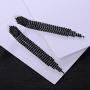 Extra Long Rhinestone Drop Earrings Women’s Sparkling Waterfall Fringe Tassel CZ Crystal Statement Studs Wedding Bridal Party Dangle Earring Simulated Diamond Earrings for Bride Bridesmaids
