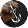 EunWow Anchor Pendant Nautical Pirate Necklace Cool Vintage Gifts for Men Included 22Chain EunWow Anchor Pendant Nautical Pirate Necklace Cool Vintage Gifts for Men Included 22Chain