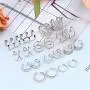 FUNRUN JEWELRY 10 Pairs Stainless Steel Ear Cuff Earrings for Women Men Non Piercing Helix Ear Clip CZ Fake Cartilage Earring FUNRUN JEWELRY 10 Pairs Stainless Steel Ear Cuff Earrings for Women Men Non Piercing Helix Ear Clip CZ Fake Cartilage Earring