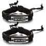 PJ Jewelry 2 Pack Religious What Would Jesus Do WWJD Braided Leather Bracelet Wristband for Men PJ Jewelry 2 Pack Religious What Would Jesus Do WWJD Braided Leather Bracelet Wristband for Men