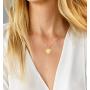 YANCHUN Gold Initial Necklace for Women Heart Pendant Initial Letter Necklaces Alphabet Monogram Necklaces for Girls Jewelry Gift