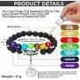 7 Chakra Bracelets For Women Men 8mm Lava Rock Stone Essential Oil Diffuser Healing Anxiety Distance Couple Friendship Charm Bracelet 7 Chakra Bracelets For Women Men 8mm Lava Rock Stone Essential Oil Diffuser Healing Anxiety Distance Couple Friendship Charm Bracelet