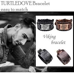 TURTLEDOVE Viking Bracelet Wolf Fenrir - Vintage Nordic Scandinavian Talisman - Gothic Bracelet for Celtic Pagan