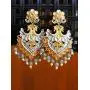 Crunchy Fashion Bollywood Jewellery Traditional Ethnic Bridal Bride Wedding Bridesmaid Pearls Drop Grey Meenakari/Hand Painted Chandbaali Indian Earrings Jewelry For Women Crunchy Fashion Bollywood Jewellery Traditional Ethnic Bridal Bride Wedding Bridesmaid Pearls Drop Grey Meenakari/Hand Painted Chandbaali Indian Earrings Jewelry For Women