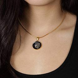 Wolf Fate Whispered In My Ear You Cant Withstand The Storm I Am The Storm Circle Pendant Necklace