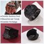 FaithHeart Norse Viking Jewelry Mens Stainless Steel Vikings Thors Hammer/Wolf Head Ring Valknut Warriors Gothic Jewelry-Personalized Engrave