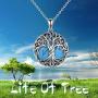 WINNICACA Tree of Life Necklace for Women Sterling Silver Natural Moonstone/Turquoise/Malachite/Tiger Eye Family Tree of Life Jewelry Birthday Mothers Day Gifts for Women Men Girls