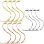 Hicarer 12 Pieces Stainless Steel Chain Extender Adjustable Necklace Extender Chain with Lobster Clasp Hicarer 12 Pieces Stainless Steel Chain Extender Adjustable Necklace Extender Chain with Lobster Clasp
