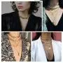 GoldChic Jewelry 5mm/12mm/23mm Chokers Gold Chain Necklace for Women,Hip Hop Turnover/Paperclip Chain Necklace, Thick Chunky Choker Chain Necklace 16”18”20”,Gift Box Included