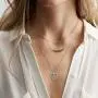 Ursteel Horse Gifts for Women Girls, Dainty Horse Initial Necklace 14k Gold Silver Plated Cubic Zirconia Forever Love Heart Necklaces Personalized Gifts Horse Jewelry for Girls Women
