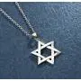 FANCIME White Gold Plated 925 Sterling Silver Polished Shiny Big Large Star Of David Pendant Necklace Silver Jewelry for Mens Boys, With 20 Inch Durable Lobster Clasp Rolo Chains FANCIME White Gold Plated 925 Sterling Silver Polished Shiny Big Large Star Of David Pendant Necklace Silver Jewelry for Mens Boys, With 20 Inch Durable Lobster Clasp Rolo Chains