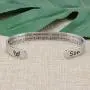 Joycuff Memorial Gifts for Women Inspirational Cuff Bracelet Sympathy Jewelry Loss of Loved One Sympathy Gifts Remember Her Joycuff Memorial Gifts for Women Inspirational Cuff Bracelet Sympathy Jewelry Loss of Loved One Sympathy Gifts Remember Her