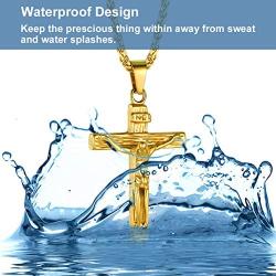 GOLDCHIC JEWELRY Stainless Steel Pet/Cross/Birthstone/Tree of Life Personalized Text/Photo Cremation Urn Necklace Keepsake Memorial Jewelry with Filling Kit Waterproof,with Gift Box