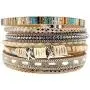EunWow Leather Multilayer Bracelet Ladies Bracelet Women Magnetic Closure EunWow Leather Multilayer Bracelet Ladies Bracelet Women Magnetic Closure