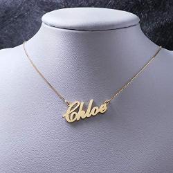 925 Sterling Silver Personalized Name Necklace Pendant Custom Made with Any Names