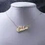 925 Sterling Silver Personalized Name Necklace Pendant Custom Made with Any Names 925 Sterling Silver Personalized Name Necklace Pendant Custom Made with Any Names