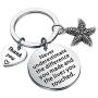 AKTAP Thank You Gift Starfish Bracelet Never Underestimate The Different You Made and The Lives You Touched Appreciation Gift for Social Worker VolunteerTeacher Employee