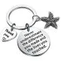 AKTAP Thank You Gift Starfish Bracelet Never Underestimate The Different You Made and The Lives You Touched Appreciation Gift for Social Worker VolunteerTeacher Employee